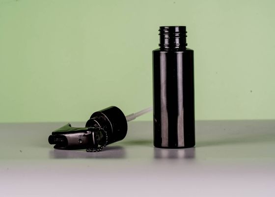 60ML Travel Kit Bottle, Black Portable Plastic Multipurpose Cosmetic Toiletries Travel Refillable Sprayer Bottles