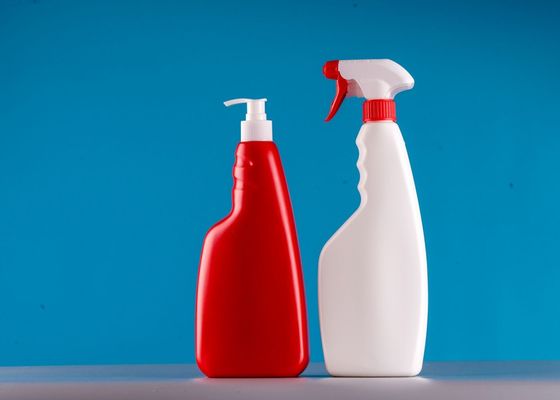 700ML High Quality Red Custom Empty Plastic Liquid Laundry Detergent Bottle Car Washing