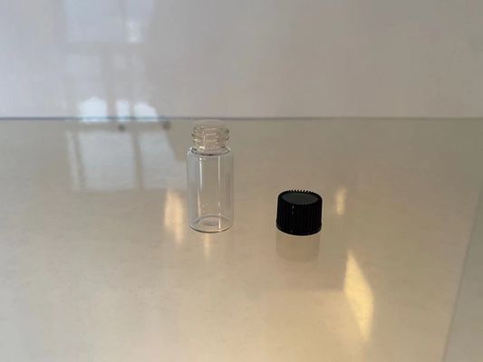 Clear 3ml Glass Essential Oil Bottle Screen Printing For Perfume