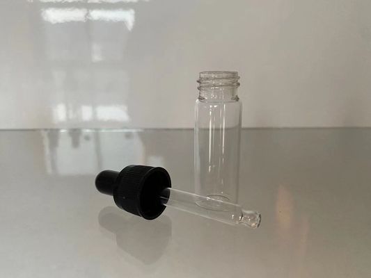 Glass Dropper 10ml Essential Oil Bottle For Cosmetic Clear Leak Proof
