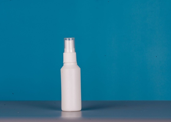 Fine Mist PET 30ml White Clear Plastic Spray Bottle For Cosmetic Packaging