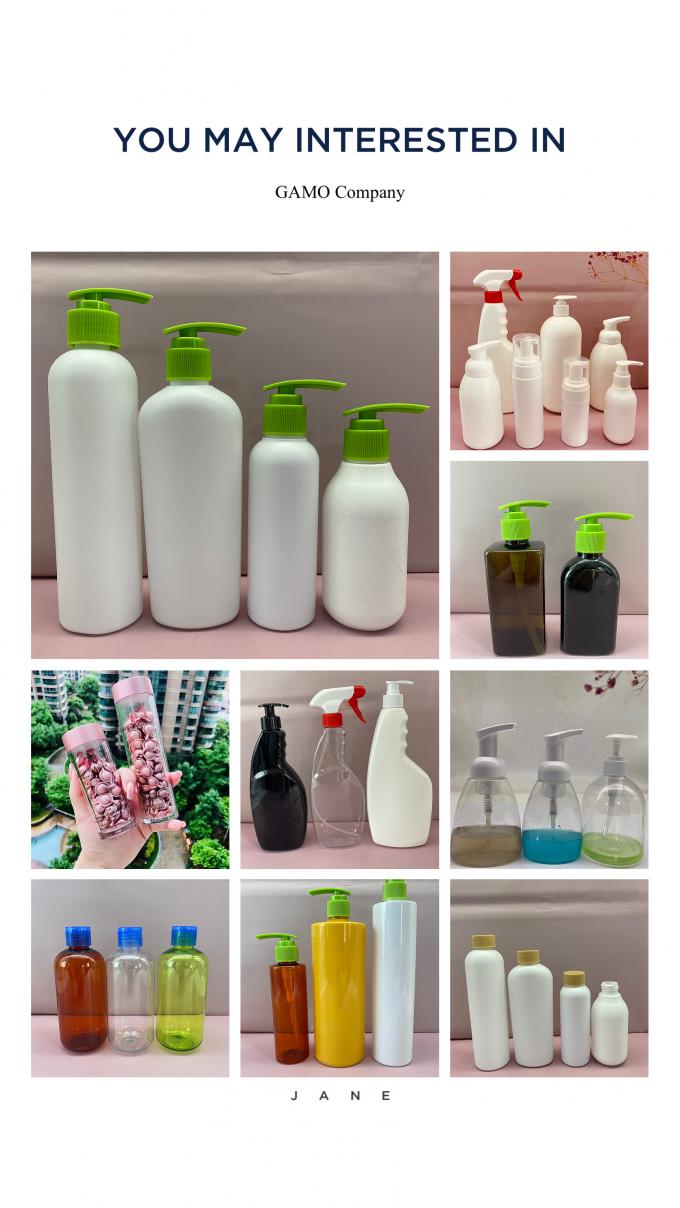 Cosmetic Lotion Face Wash Pump Bottle Empty White HDPE Plastic 280ml