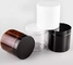 100ml 150ml 200ml Cream Jar Amber Black Pet Plastic With White Black Lid