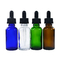 Essential Oil 5ml 10ml 15ml 20ml 30ml Glass Dropper Bottle Clear Green Blue Amber