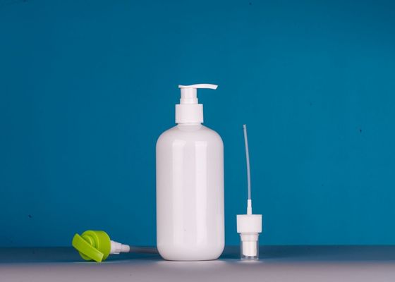 550ML Plastic Lotion Bottles with pump, Leak Proof, Empty White Refillable, BPA Free for Shampoo Body Wash