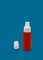 60ML Travel Kit Bottle, Red Portable Plastic Multipurpose Cosmetic Toiletries Travel Refillable Sprayer Bottles