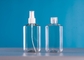 Clear PET Plastic Fine Mist Spray Bottles 140ml For Perfume