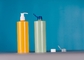 PET Plastic Shampoo Wash Hand Lotion Pump Bottle 550ml Amber Green Clear
