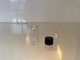 3ml Clear Pharmaceutical Glass Essential Oil Bottle With Black Plastic Cap