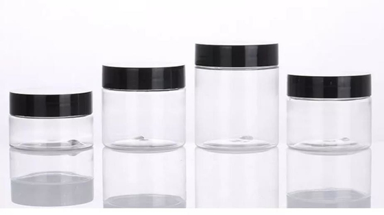 Round Pet Plastic Jars With Lids Food Grade 6 Oz 8 Oz 8 Oz